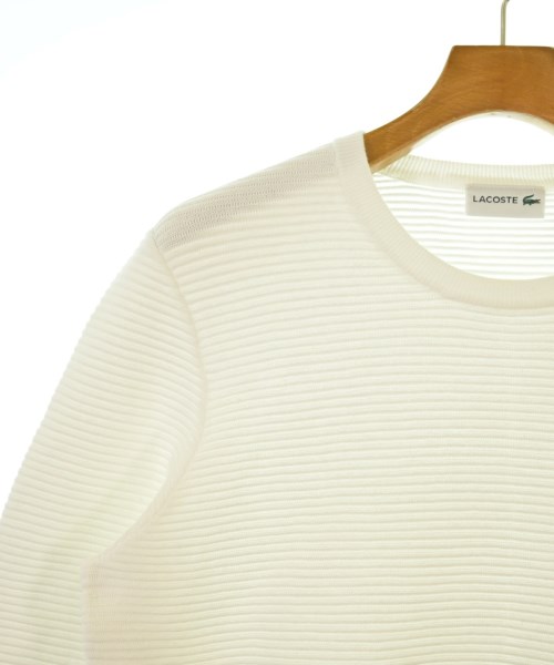 LACOSTE（ラコステ）ニット・セーター 白 サイズ:M メンズ/2200660838045
