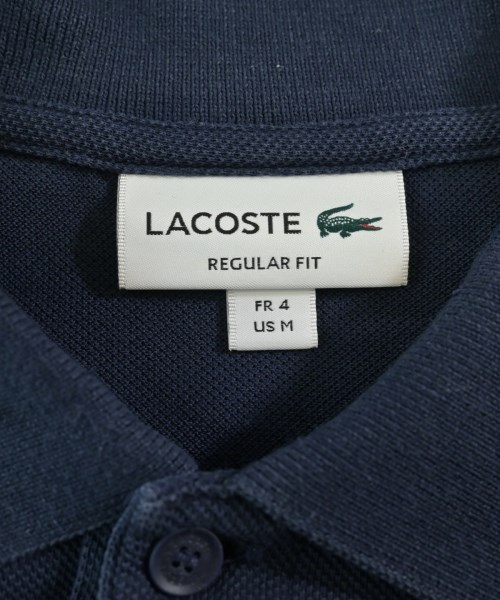 LACOSTE（ラコステ）ポロシャツ 紺 サイズ:4(L位) メンズ/2200710497123
