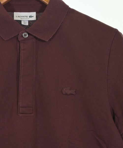LACOSTE（ラコステ）ポロシャツ 赤 サイズ:3(M位) メンズ/2200711821101