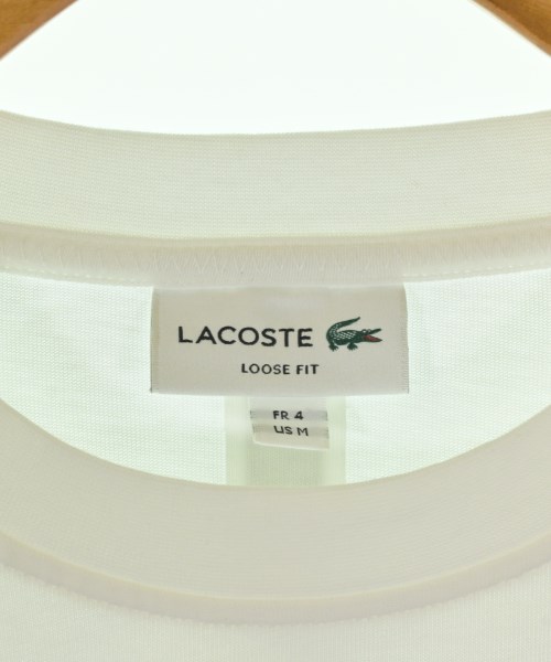 LACOSTE（ラコステ）Tシャツ・カットソー 白 サイズ:4(L位) メンズ/2200712250078