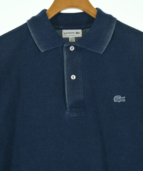 LACOSTE（ラコステ）ポロシャツ 紺 サイズ:4(L位) メンズ/2200712250146