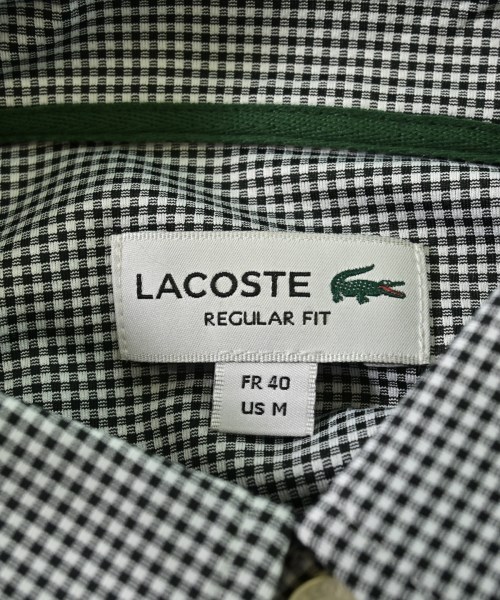 LACOSTE（ラコステ）カジュアルシャツ 黒 サイズ:M メンズ/2200712250153
