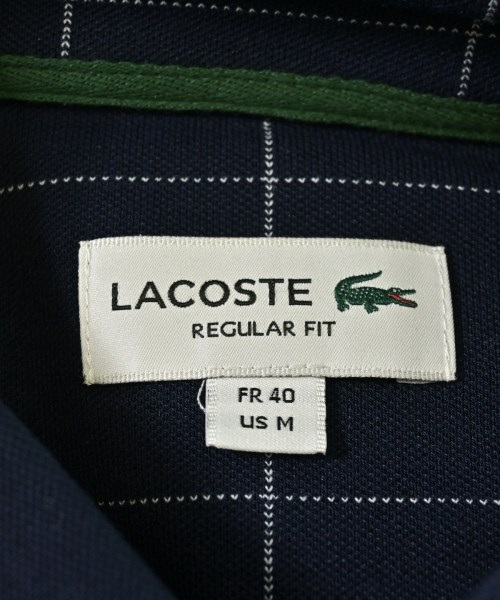 LACOSTE（ラコステ）カジュアルシャツ 紺 サイズ:M メンズ/2200712250221