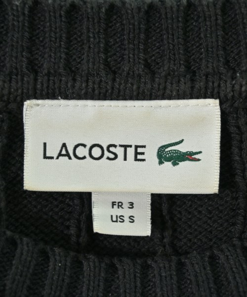 LACOSTE（ラコステ）ニット・セーター 黒 サイズ:3(M位) メンズ/2200713869040