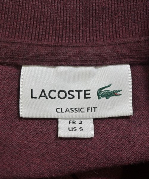 LACOSTE（ラコステ）ポロシャツ 赤 サイズ:3(M位) メンズ/2200714941332
