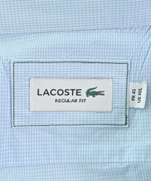 LACOSTE（ラコステ）カジュアルシャツ 青 サイズ:41(XL位) メンズ/2200714941479