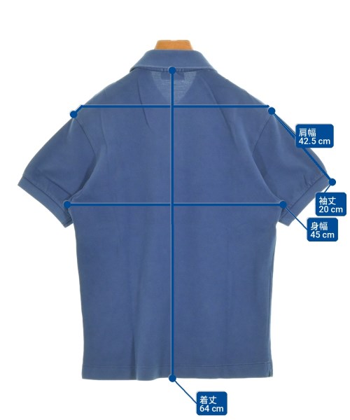 LACOSTE（ラコステ）ポロシャツ 青 サイズ:2(S位) メンズ/2200715662113