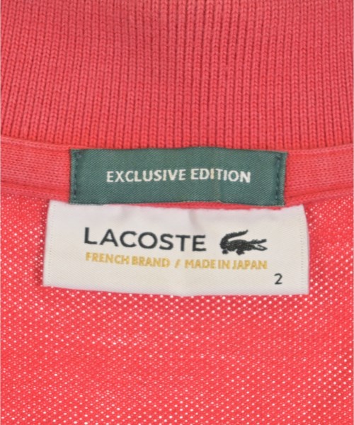 LACOSTE（ラコステ）ポロシャツ 赤 サイズ:2(S位) メンズ/2200715662137