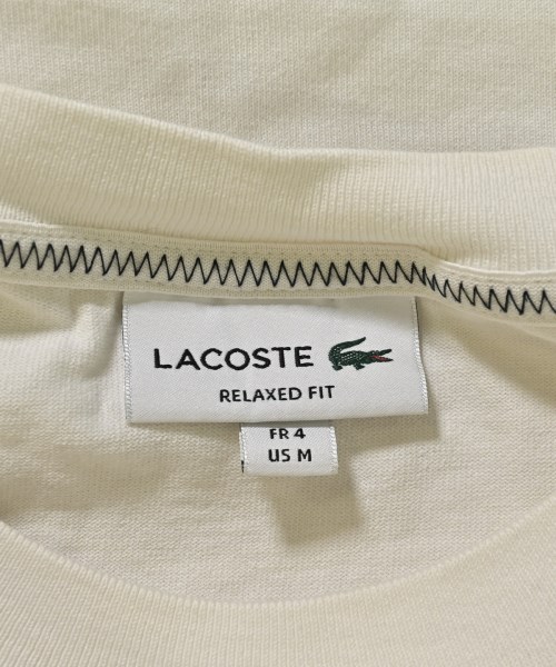 LACOSTE（ラコステ）Tシャツ・カットソー 白 サイズ:4(L位) メンズ/2200710638106