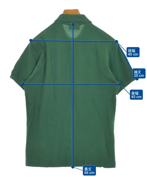 LACOSTE（ラコステ）ポロシャツ 緑 サイズ:3(M位) メンズ/2200714067018