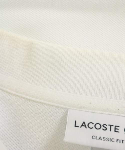 LACOSTE（ラコステ）ポロシャツ 白 サイズ:S メンズ/2200710503084