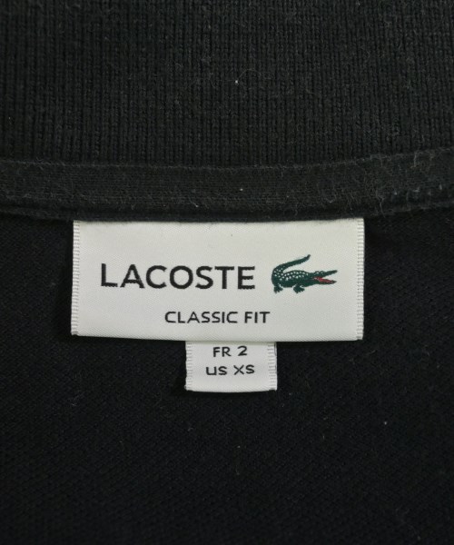 LACOSTE（ラコステ）ポロシャツ 黒 サイズ:2(S位) メンズ/2200719501012