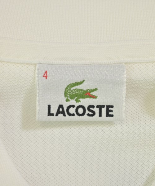 LACOSTE（ラコステ）ポロシャツ 白 サイズ:4(L位) メンズ/2200719702396