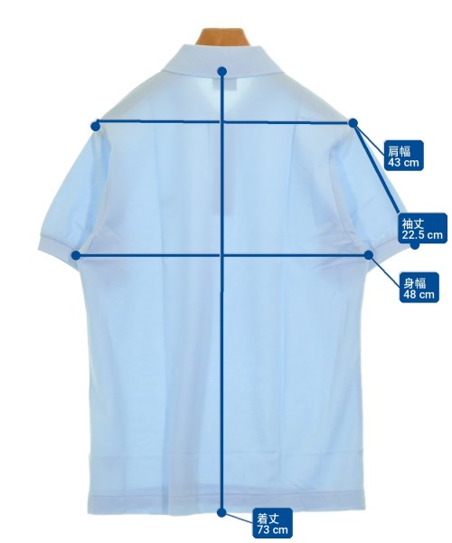 LACOSTE（ラコステ）ポロシャツ 青 サイズ:4(L位) メンズ/2200719702402