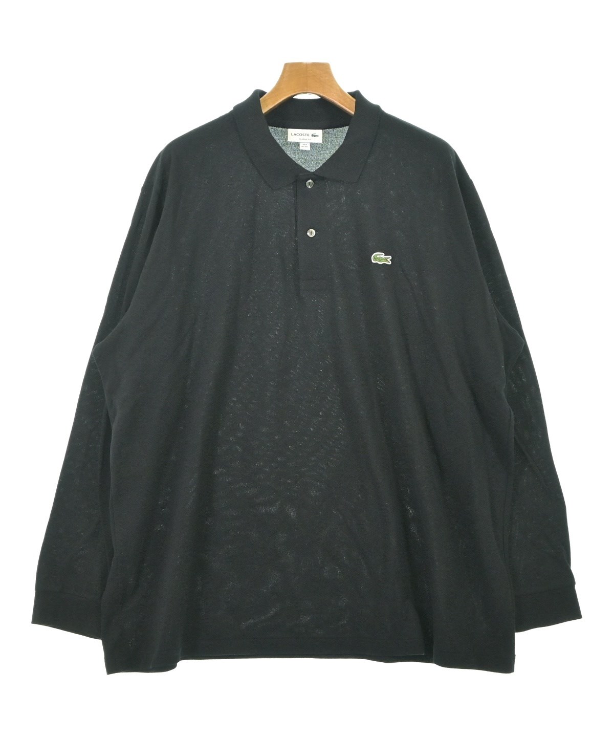 LACOSTE（ラコステ）ポロシャツ 黒 サイズ:8(XXL位) メンズ