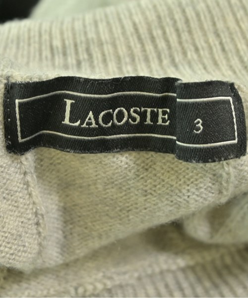LACOSTE（ラコステ）ニット・セーター グレー サイズ:3(M位) メンズ/2200634044359