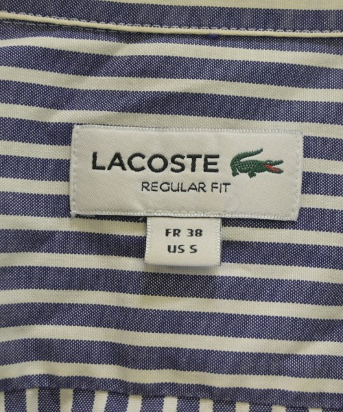 LACOSTE（ラコステ）カジュアルシャツ 紺 サイズ:38(S位) メンズ/2200639345109
