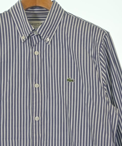LACOSTE（ラコステ）カジュアルシャツ 紺 サイズ:38(S位) メンズ/2200639345109
