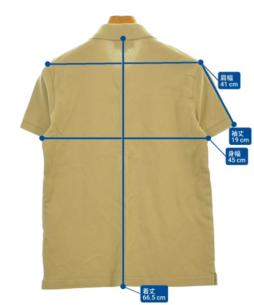 LACOSTE（ラコステ）ポロシャツ ベージュ サイズ:2(S位) メンズ/2200639926025