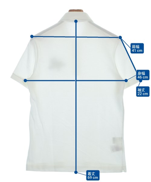 LACOSTE（ラコステ）ポロシャツ 白 サイズ:3(M位) メンズ/2200635068248