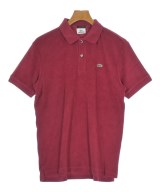 LACOSTE（ラコステ）ポロシャツ 赤 サイズ:4(L位) メンズ/2200639335469