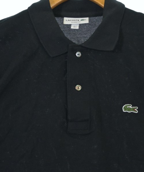 LACOSTE（ラコステ）ポロシャツ 黒 サイズ:5(XL位) メンズ/2200651236423