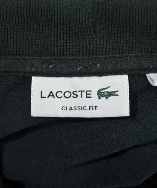 LACOSTE（ラコステ）ポロシャツ 黒 サイズ:3(M位) メンズ/2200651236553