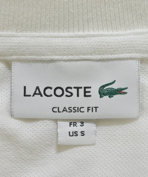 LACOSTE（ラコステ）ポロシャツ 白 サイズ:3(M位) メンズ/2200646516066