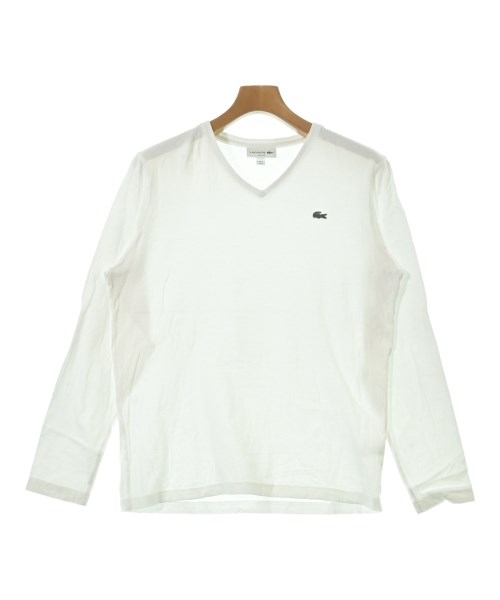 LACOSTE(ラコステ)Tシャツ・カットソー 白 サイズ:4(L位)/2200644851060