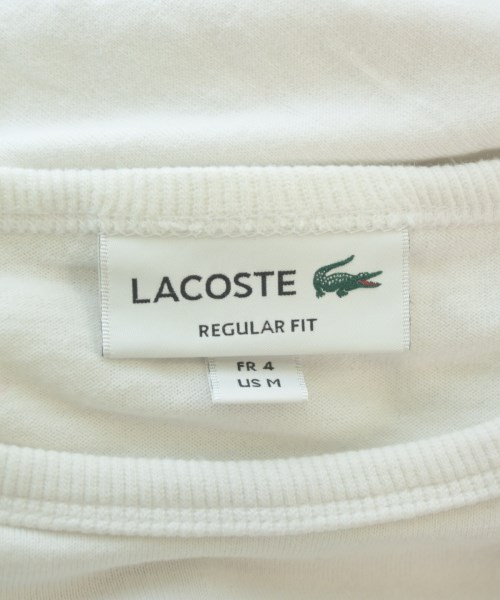 LACOSTE（ラコステ）Tシャツ・カットソー 白 サイズ:4(L位) メンズ/2200644851145