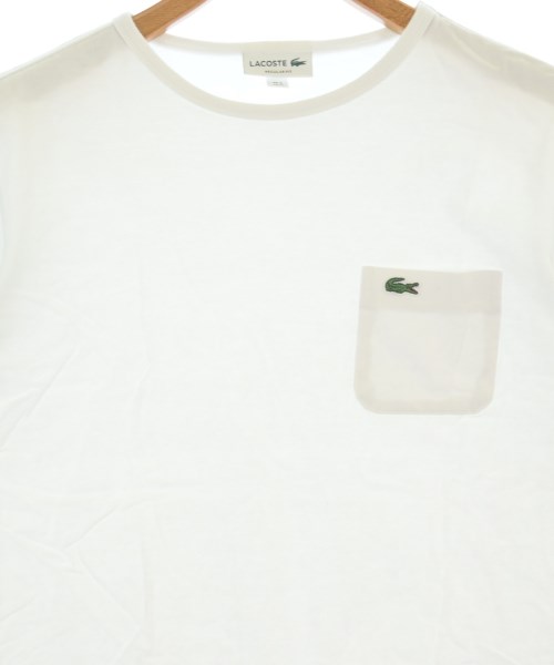 LACOSTE（ラコステ）Tシャツ・カットソー 白 サイズ:4(L位) メンズ/2200644851145