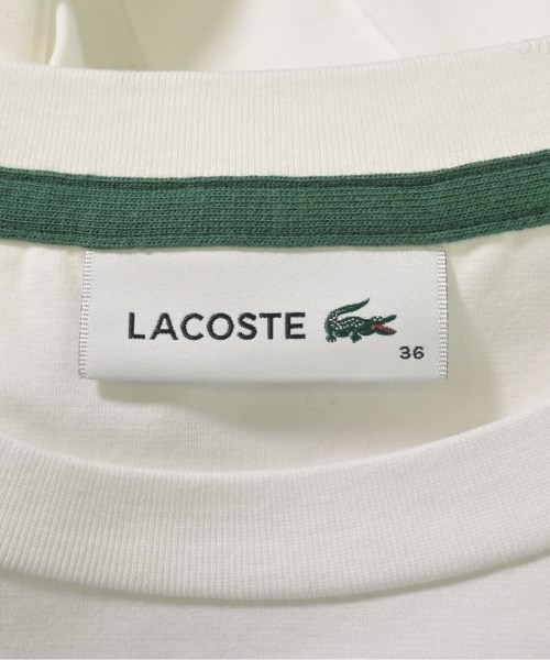 LACOSTE（ラコステ）Tシャツ・カットソー 白 サイズ:36(S位) メンズ/2200654166130