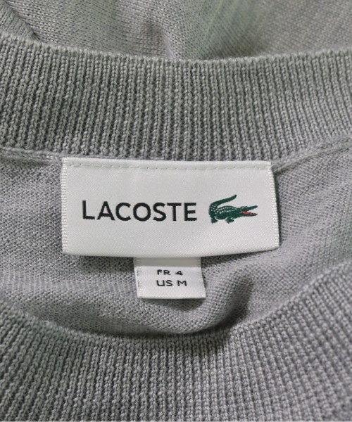 LACOSTE（ラコステ）ニット・セーター グレー サイズ:4(L位) メンズ/2200654166161
