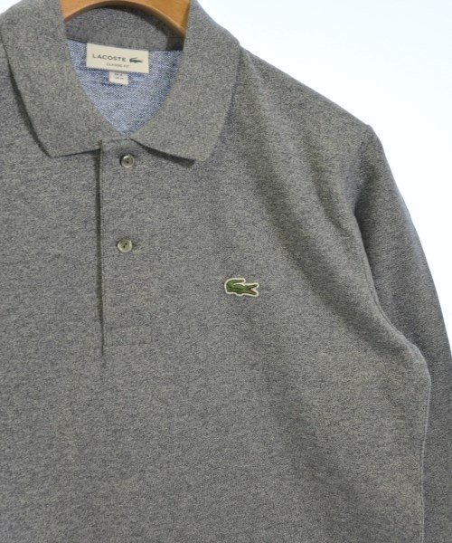 LACOSTE（ラコステ）ポロシャツ グレー サイズ:M メンズ/2200654166185