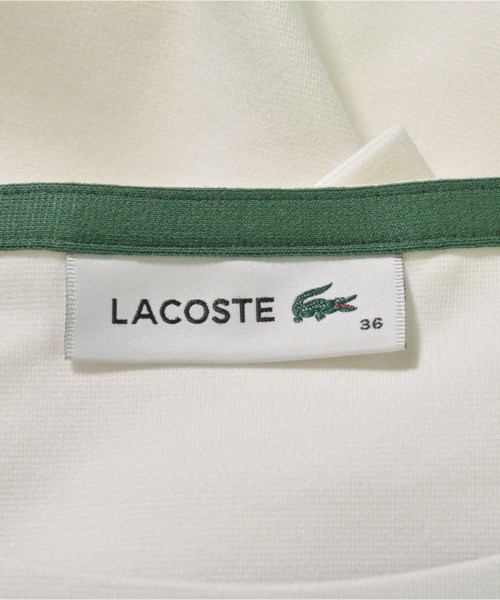 LACOSTE（ラコステ）Tシャツ・カットソー 白 サイズ:36(M位) メンズ/2200654166222