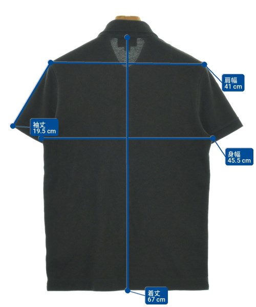 LACOSTE（ラコステ）ポロシャツ 黒 サイズ:2(S位) メンズ/2200702928048