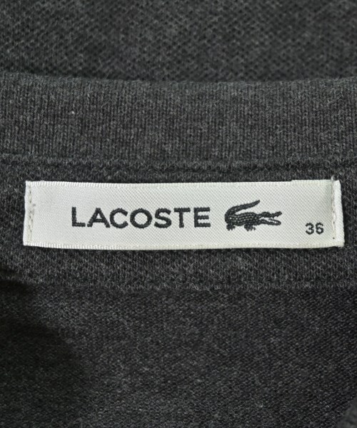 LACOSTE（ラコステ）ポロシャツ グレー サイズ:36(S位) レディース/2200700651030