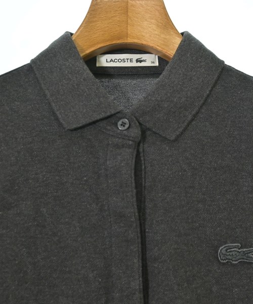 LACOSTE（ラコステ）ポロシャツ グレー サイズ:36(S位) レディース/2200700651030