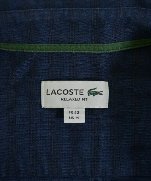 LACOSTE（ラコステ）カジュアルシャツ 青 サイズ:40(L位) メンズ/2200701730277