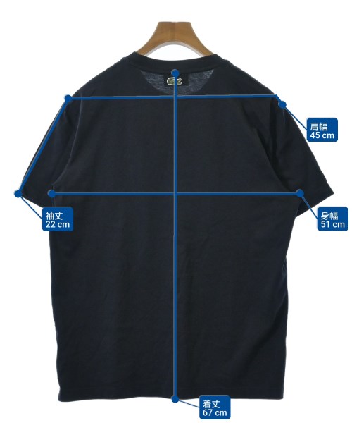 LACOSTE（ラコステ）Tシャツ・カットソー 紺 サイズ:5(XL位) メンズ/2200701730284