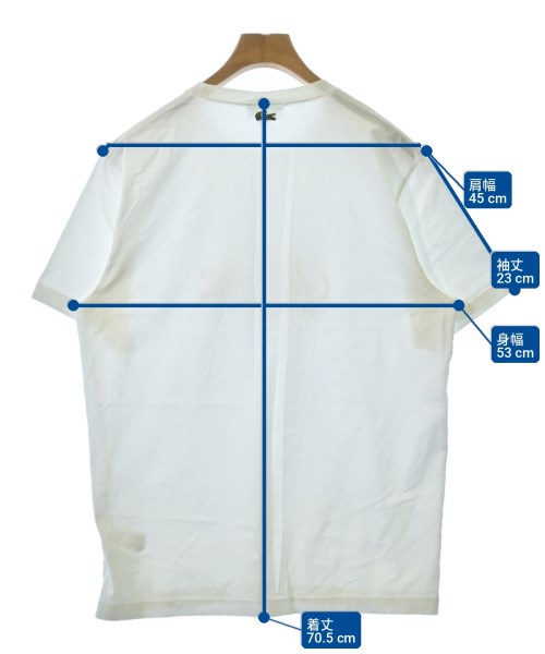 LACOSTE（ラコステ）Tシャツ・カットソー 白 サイズ:5(XL位) メンズ/2200701730291