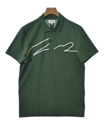 ト*ー様 Supreme x Lacoste ポロシャツ XL 緑　貴重サイズ LACOSTE（ラコステ）ポロシャツ 緑 サイズ:4(L位) メンズ
