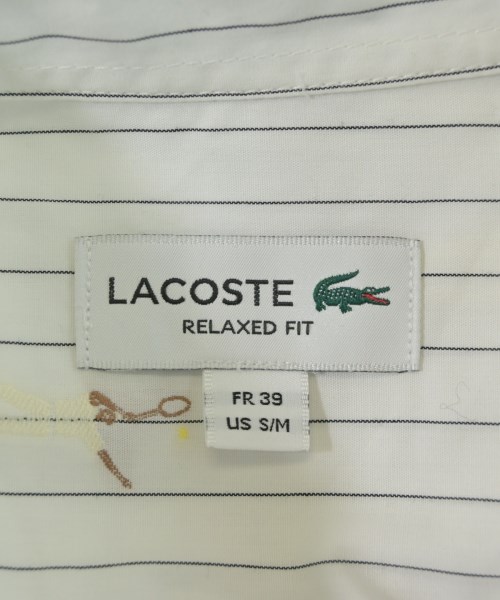 LACOSTE（ラコステ）カジュアルシャツ 白 サイズ:39(M位) メンズ/2200707409016