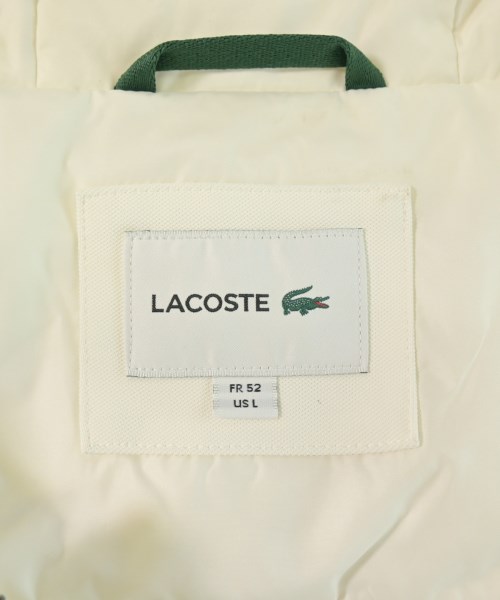 LACOSTE（ラコステ）ダウンジャケット/ダウンベスト 白 サイズ:52(XL位) メンズ/2200708333020