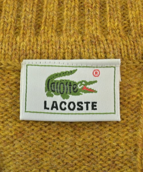 LACOSTE（ラコステ）ニット・セーター 黄 サイズ:4(L位) メンズ/2200705138017