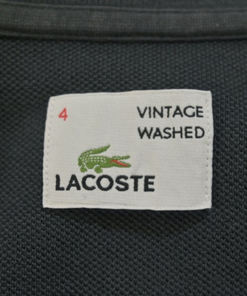 LACOSTE（ラコステ）ポロシャツ グレー サイズ:4(L位) メンズ/2200706870565