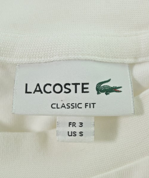 LACOSTE（ラコステ）Tシャツ・カットソー 白 サイズ:3(M位) メンズ/2200709396154