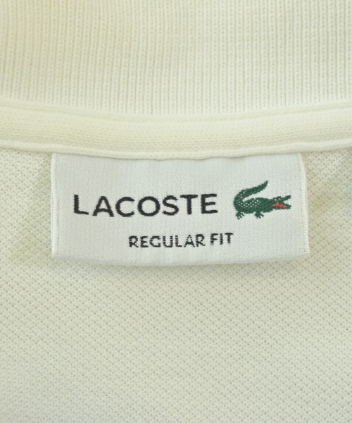 LACOSTE（ラコステ）ポロシャツ 白 サイズ:3(M位) メンズ/2200662711063