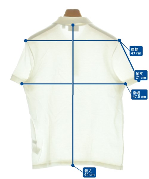 LACOSTE（ラコステ）ポロシャツ 白 サイズ:3(M位) メンズ/2200662711063
