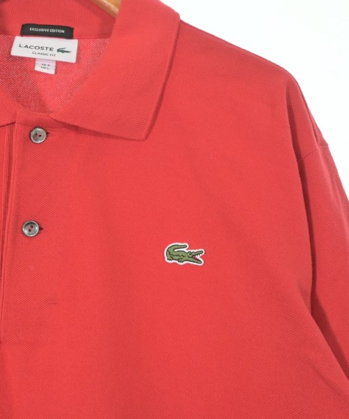 LACOSTE（ラコステ）ポロシャツ 赤 サイズ:5(XL位) メンズ/2200665340116